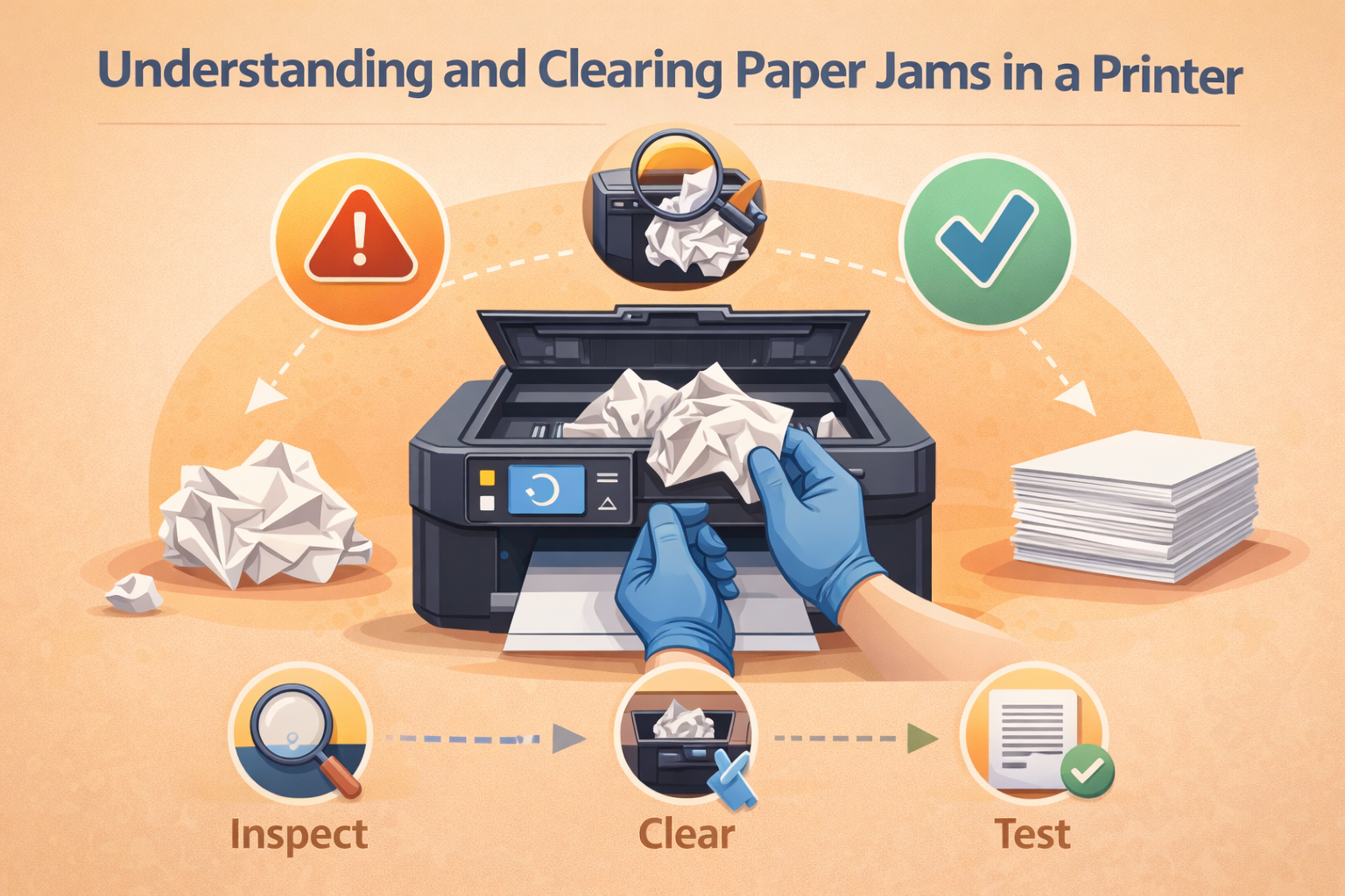 Understanding and Clearing Paper Jams in a Printer